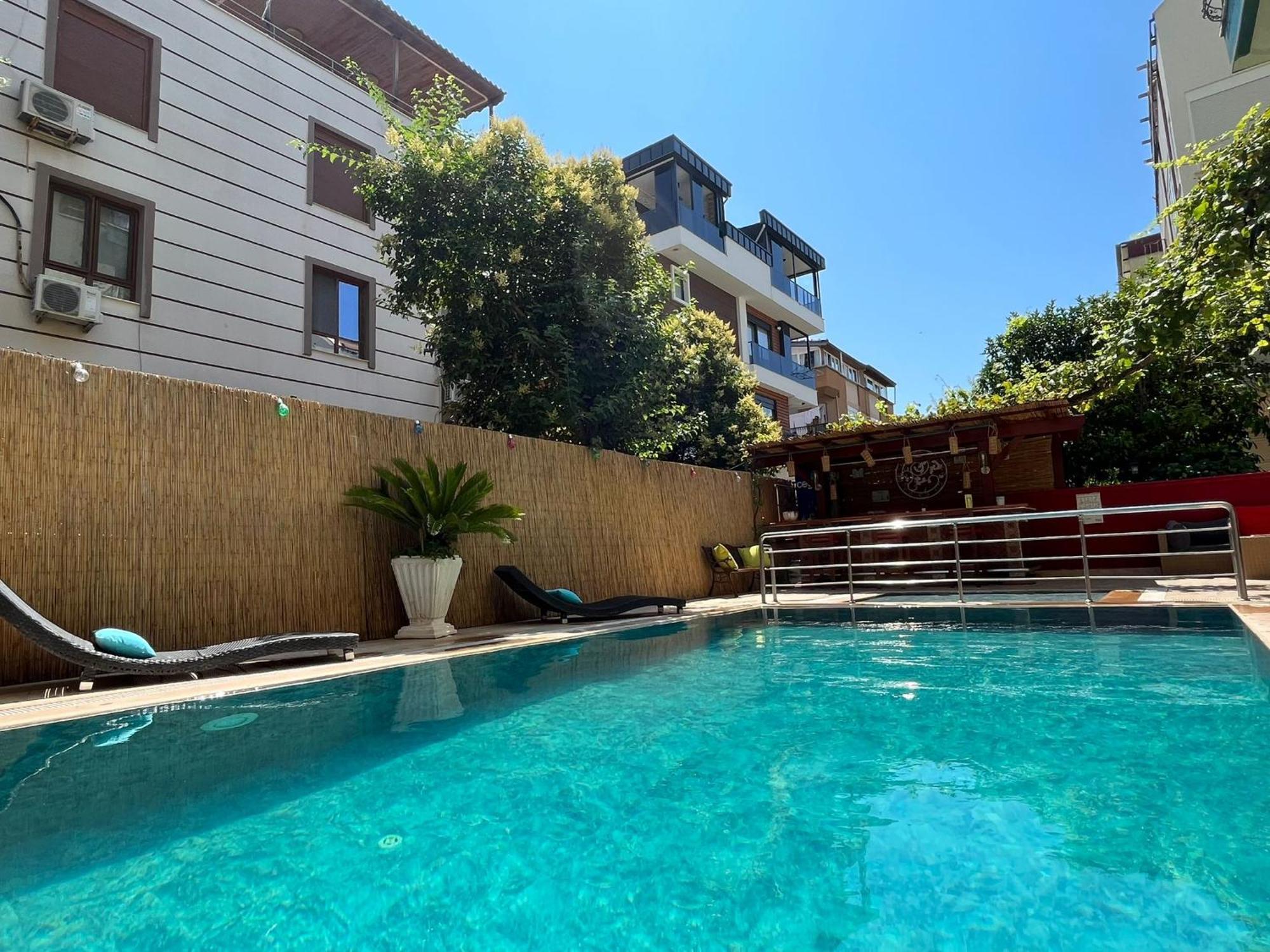 Beyaz Melek Apart Hotel Анталья Экстерьер фото